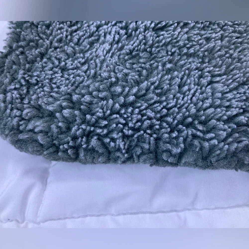 UGG Soft Faux  (19" X 19") Gray Pillow Case - Picture 7 of 8